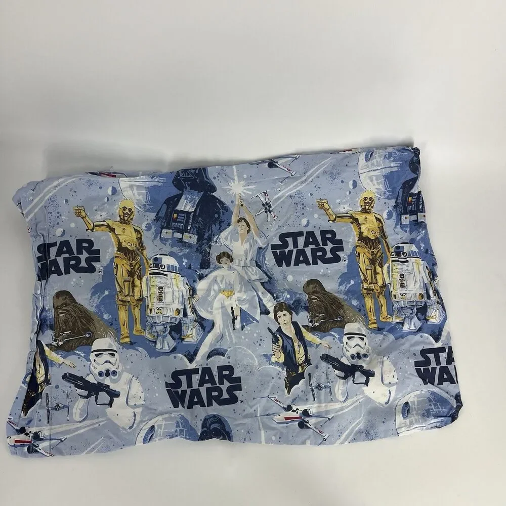 Pottery Barn Kids Cotton Star Wars Empire Strikes Back 3 pc Twin Sheet Set